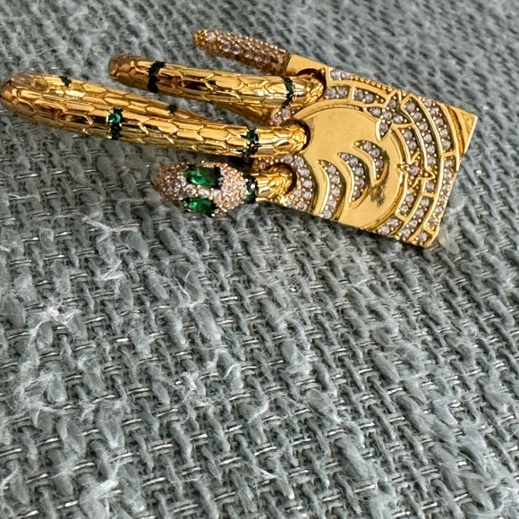 925 sterling silver single earring with Swarovski crystals - Picture 9 of 12